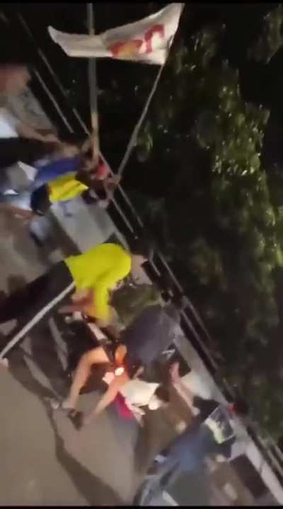 'Tawuran' or a brawl between students from different school in Indonesia. (Caution: contain image of severed hand)