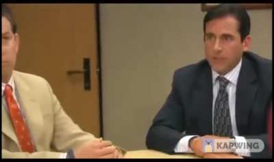 A deleted scene from The Office which I thought might belong here.