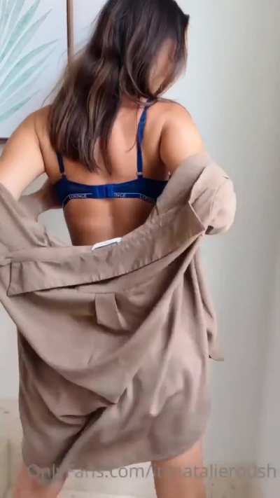 Lady in blue