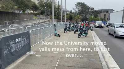 Why do some of yall insist on leaving mess's like this around campus?