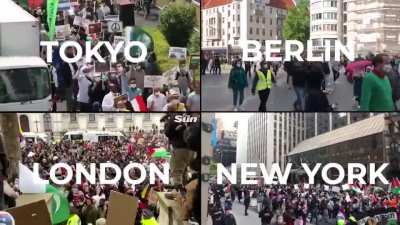 People from all walks of life have come out to support Palestinian And Denounce the Atrocities Of Israel