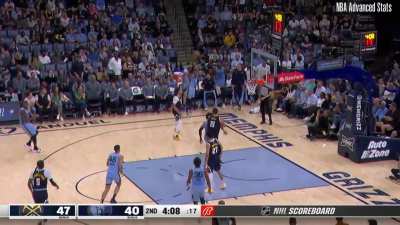 [Highlight] Marcus Smart nutmegs Aaron Gordon on a bounce pass; Jamal Murray gives him props 