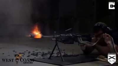 Firing 700 rounds melted the barrel
