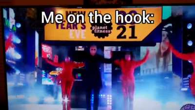 Me on the hook