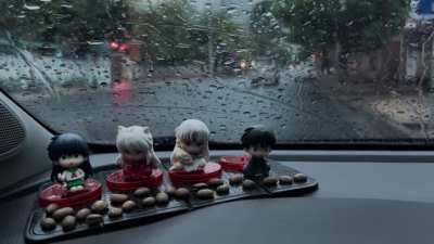 Just sit in the car and watch the drops rolling on windows&hellip;