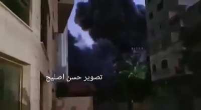 &lsquo;Israeli&rsquo; airstrike destroys a 13-storey residential building in Gaza, contradicting its narrative that it only targets Hamas - 11-5-2021