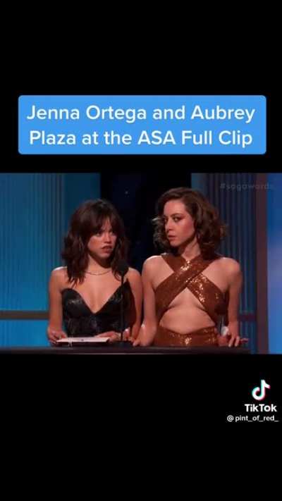Jenna Ortega &amp;amp; Aubrey Plaza are so hot