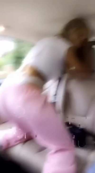 Twerking in a car