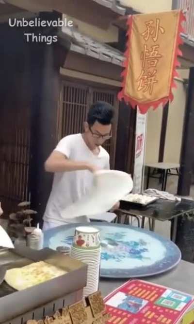 the guy making bread in the unique style
