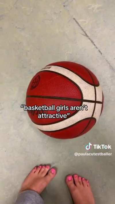 Perfect basketball girl feet