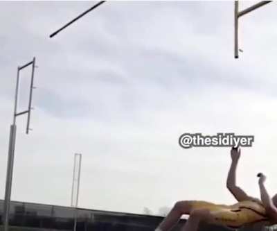 When your dick is so big, it gets in the way