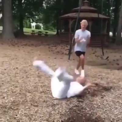 Hell of a swing