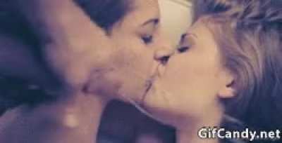 Kissing during facial