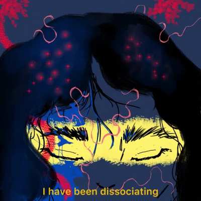 &ldquo;A journey out of bed&rdquo; an animation i made about dissociating and depersonalization check more on my instagram @lioness_paw_art