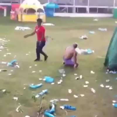 Party's over!