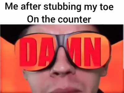 Haha toe go AHHHHHH