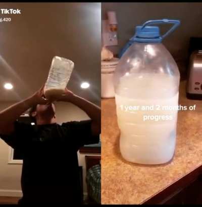 Hold up guys what’s in the bottle is it ... c-c-c-c*m😳😳😳🤯🤯🤯🥶🥶