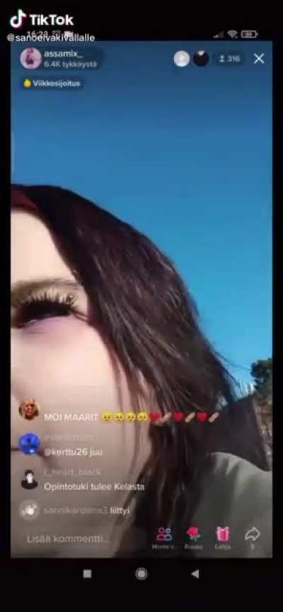 Mit&auml; vittua, ei n&auml;in puhuta lapsille (kellek&auml;&auml;n) wtf (Video @sanoeiv&auml;kivallalle tiktokista)