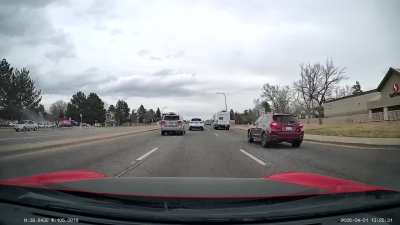 Worst driver on the road wags finger at others