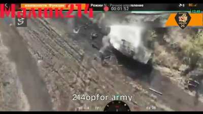 UA "214 Opfor" drone pilot witnessed a Russian armored vehicle hit a mine in the Kurakhove direction, following up with a munition drop on surviving dismounts. Published November 19, 2024