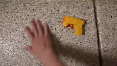 Water gun fight