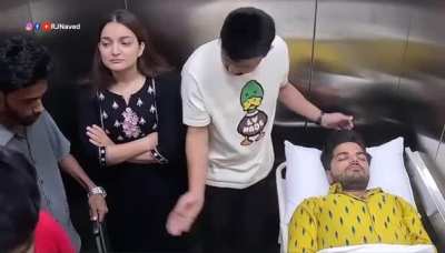 Elevator prank