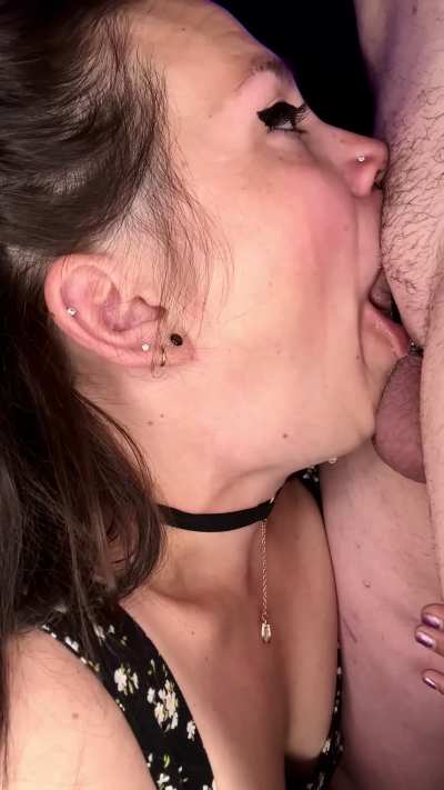 I love taking his cock deep and sloppy🤭