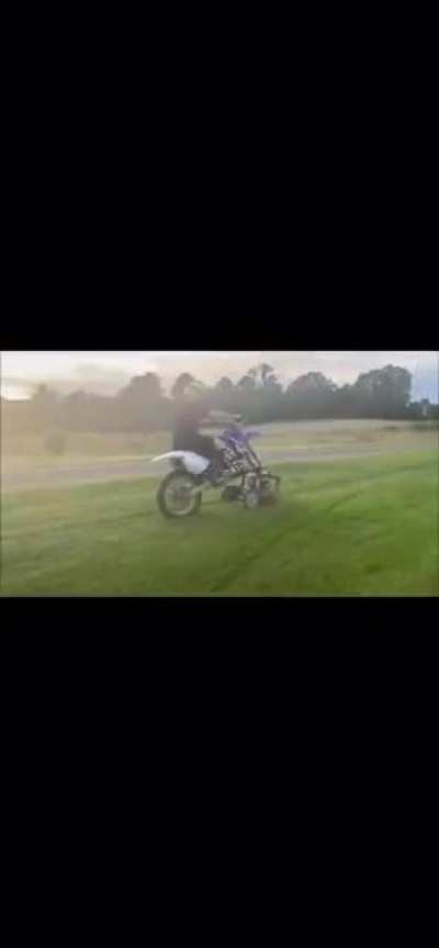 Extreme redneck lawn mower