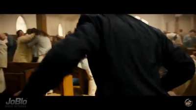 One of the best scenes in the entire movie. Source: Kingsman