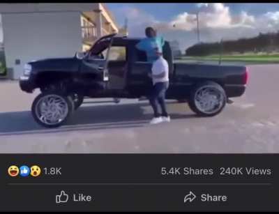 Ghost riding the whip gone wrong