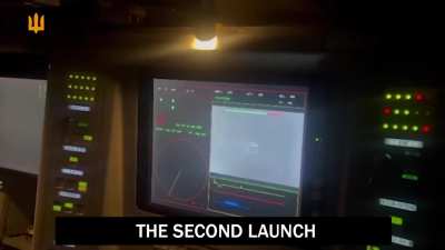The first footage of a 🇫🇷 French Crotale NG short-range air-defense system in service with the Ukrainian army. We can see two missiles fired in an attempt to take down a Russian cruise missile- the second one hits the target.