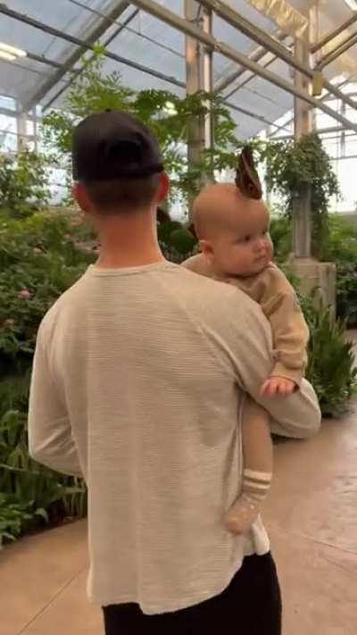 Butterfly be like &ldquo;god I love new baby smell&rdquo;
