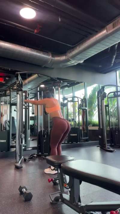 Keeping her body looking right