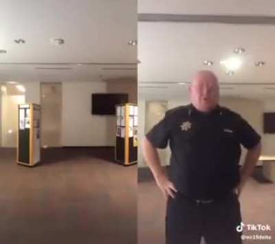 sir your shift isn't over yet