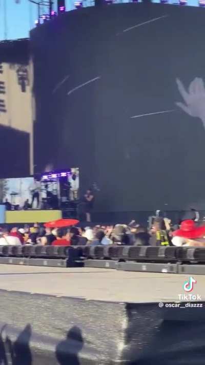 Chappell Roan at Marina&rsquo;s Coachella set. Real recognizes real.