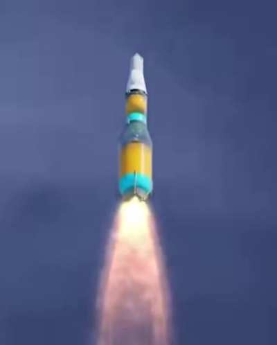 How a transparent rocket would look