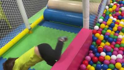 What a nice ballpit to jump i&mdash; wait what are you doing