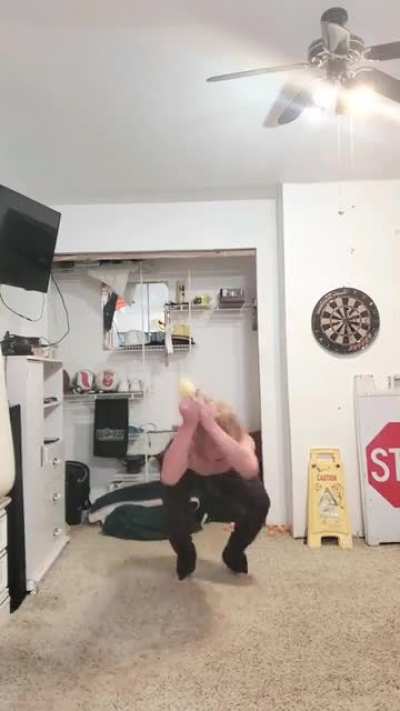 Backflip catch through the legs [Other]