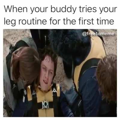 It&rsquo;s leg dayyyy