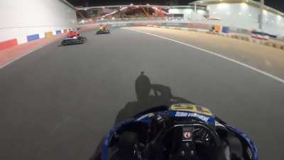 Dude overtook the pace car on formation lap and almost took me out
