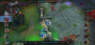 Small zed "outplay" and win. Thanks to sona