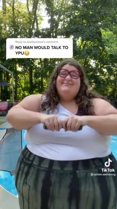 Got another one here. Hide your cucumbers, men. She's breaking into all the kitchens it seems.
