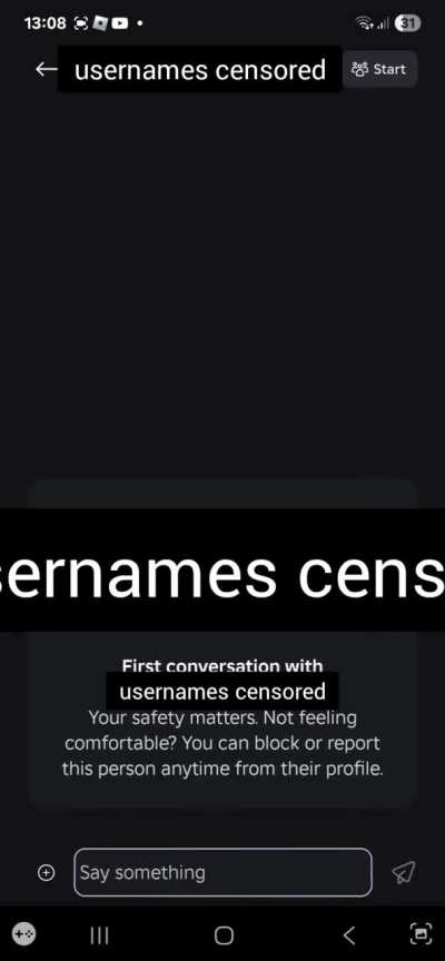 roblox chat/party bug
