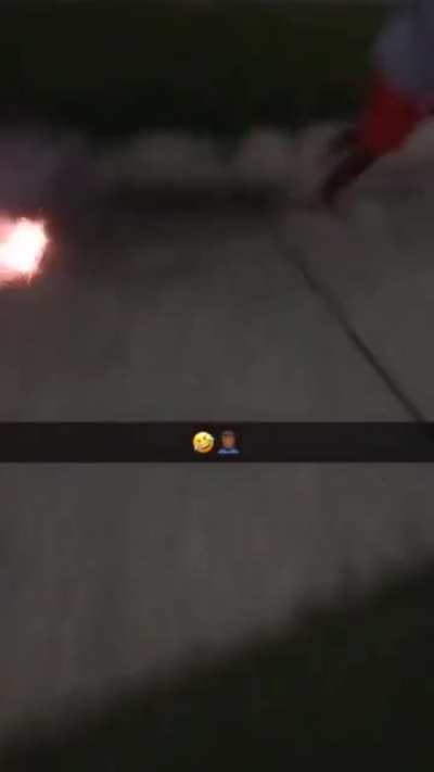 Little guy didn't back up