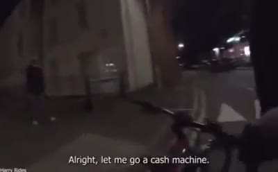Thief stole a bike and tried to play it off like 