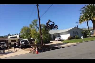 Another angle of 'Kevin, did you reinforce the landing ramp' video.