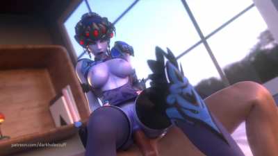 Widowmaker getting fucked (dark<wbr>holes<wbr>tuff, Evilaudio)