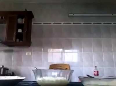 Palestinian Children Try To Make A Cooking Video Only To Be Interrupted By The Sound Explosions And Gunfire