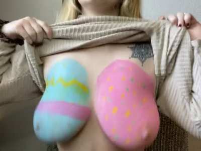 Just a titty drop - Easter edition
