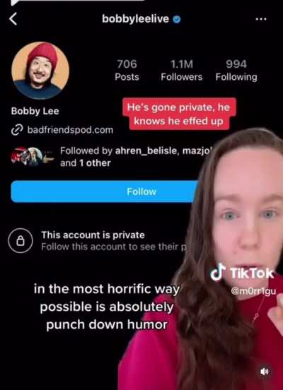 Bobby Lee is ick